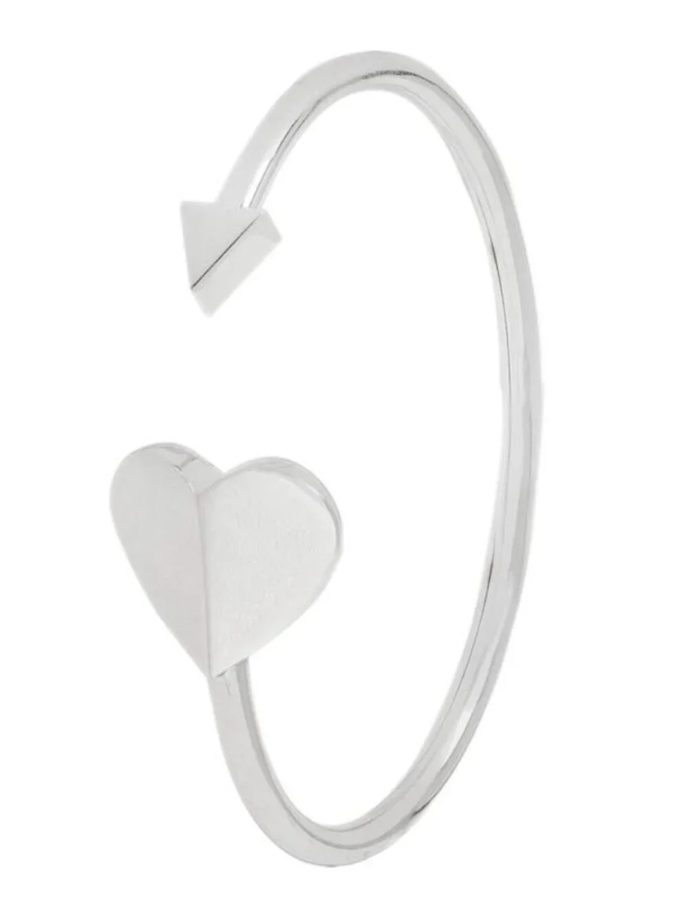 Kate Spade New York Heritage Spade Metal Flex Cuff Bracelet Silver $68 - Picture 4 of 4